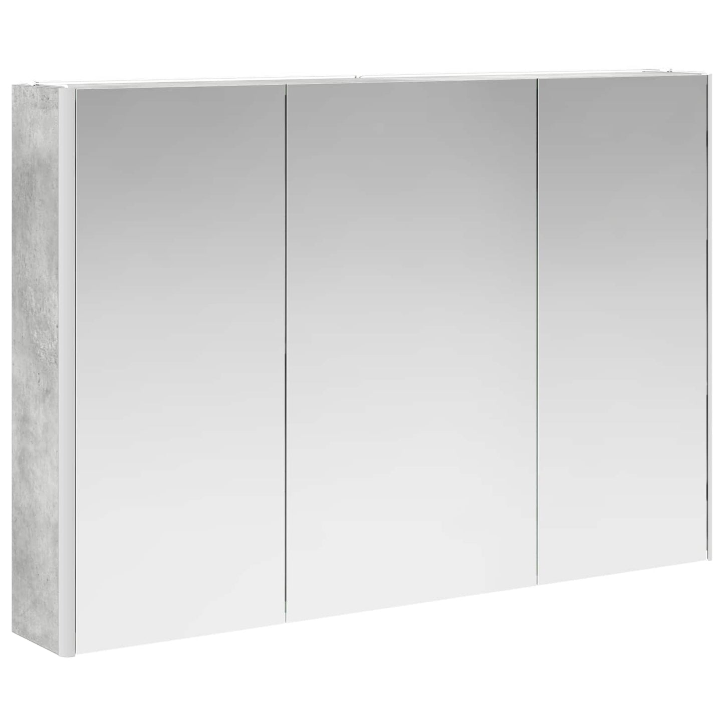 vidaXL Bathroom Furniture Set 6 pcs Concrete Grey