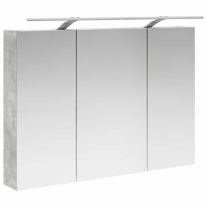 vidaXL Bathroom Furniture Set 6 pcs Concrete Grey