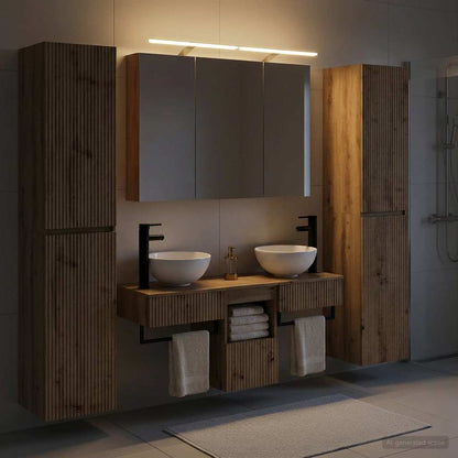vidaXL Bathroom Furniture Set 6 pcs Artisan Oak