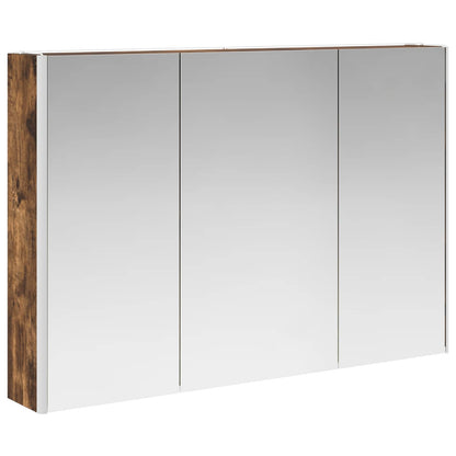 vidaXL Bathroom Furniture Set 6 pcs Smoked Oak