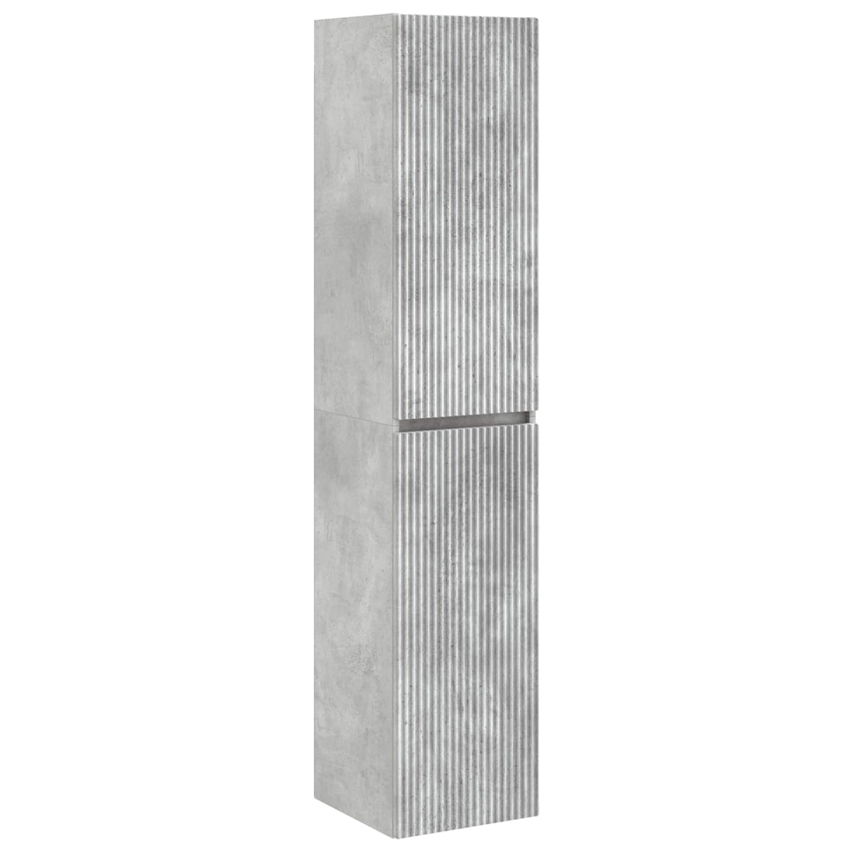 vidaXL Bathroom Furniture Set 6 pcs Concrete Grey