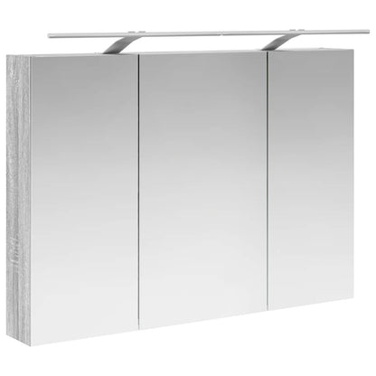 vidaXL Bathroom Furniture Set 6 pcs Grey Sonoma