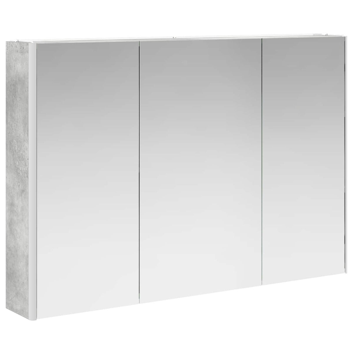 vidaXL Bathroom Furniture Set 6 pcs Concrete Grey