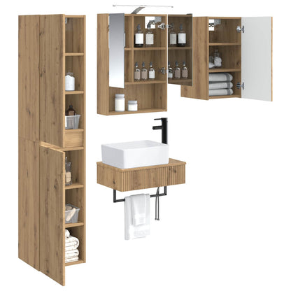 vidaXL Bathroom Furniture Set 5 pcs Artisan Oak