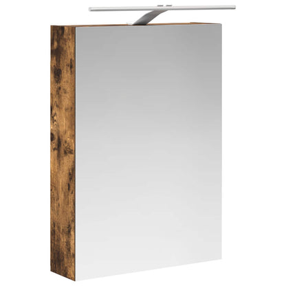 vidaXL Bathroom Cabinet Set 5 pcs Smoked Oak 50 x 14.5 x 70 cm