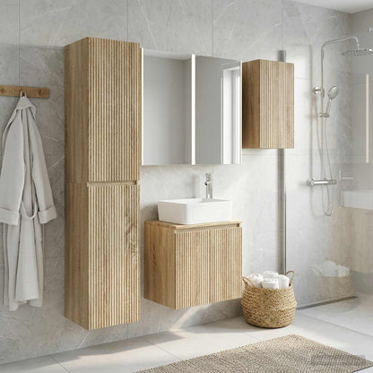 vidaXL Bathroom Cabinet Set 5 pcs Sonoma Oak Engineered Wood