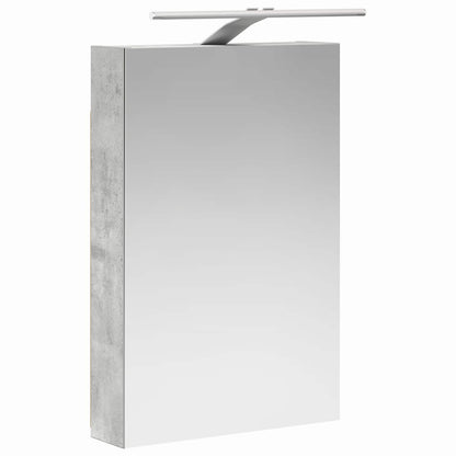 vidaXL Bathroom Cabinet Set 5 pcs Concrete Grey 40 x 10.5 x 60.5 cm