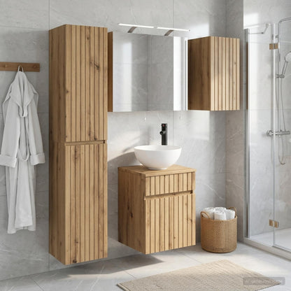 vidaXL Bathroom Cabinet Set 5 pcs Artisan Oak Engineered Wood