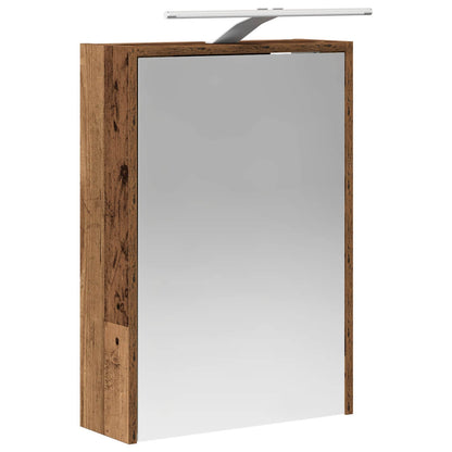 vidaXL Bathroom Cabinet Set 5 pcs Old Wood 43 x 16 x 62.5 cm