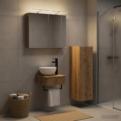 vidaXL Bathroom Cabinet Set 4 pcs Artisan Oak Engineered Wood