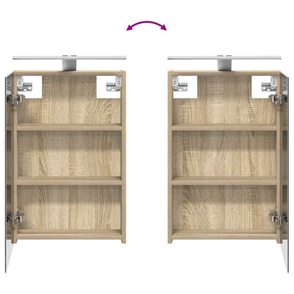 vidaXL Bathroom Furniture Set 4 pcs Sonoma Oak