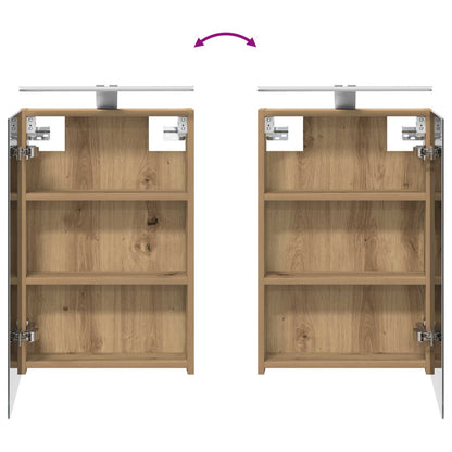 vidaXL Bathroom Furniture Set 4 pcs Artisan Oak