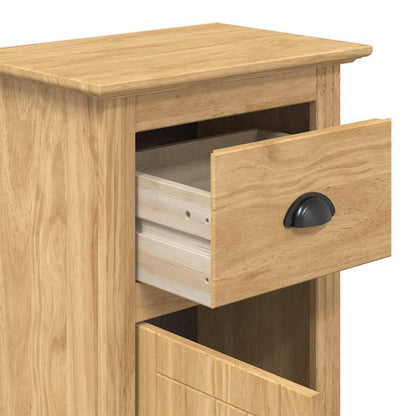vidaXL Bathroom Cabinet with Drawer BODO Honey Brown 44 x 30 x 90 cm