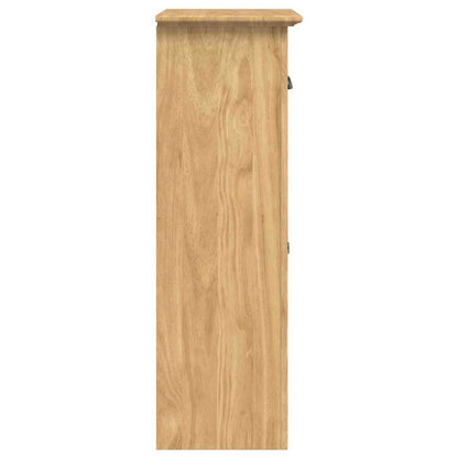 vidaXL Bathroom Cabinet with Drawer BODO Honey Brown 44 x 30 x 90 cm