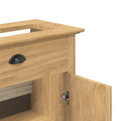 vidaXL Bathroom Cabinet with Storage BODO Honey Brown 70 x 35 x 80 cm