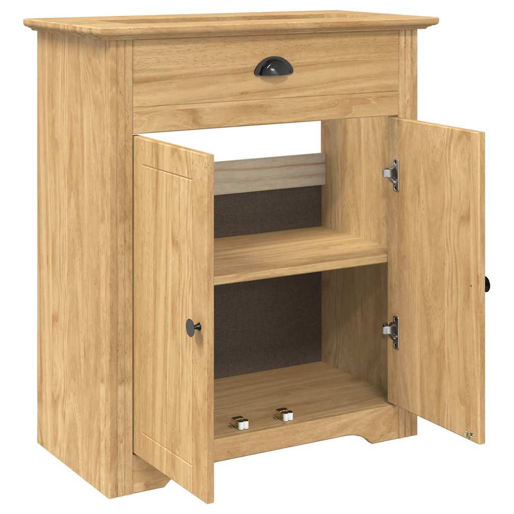 vidaXL Bathroom Cabinet with Storage BODO Honey Brown 70 x 35 x 80 cm