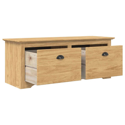 vidaXL Hallway Bench BODO Honey Brown 118 x 40 x 50 cm Engineered Wood