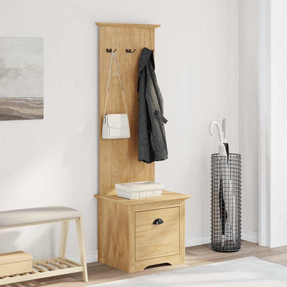 vidaXL Hallway Cabinet BODO Honey Brown 50 x 40 x 156.7 cm