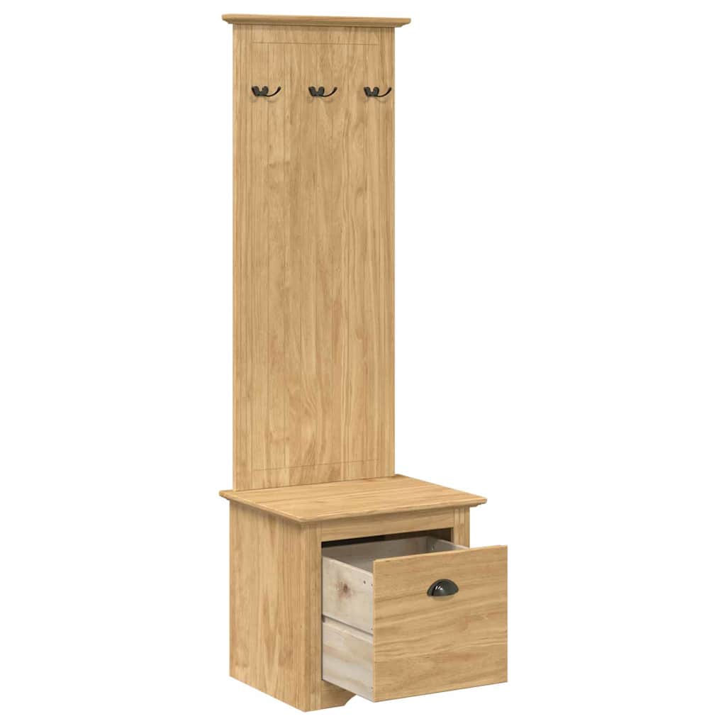 vidaXL Hallway Cabinet BODO Honey Brown 50 x 40 x 156.7 cm