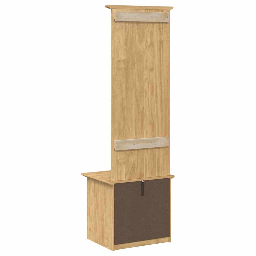 vidaXL Hallway Cabinet BODO Honey Brown 50 x 40 x 156.7 cm