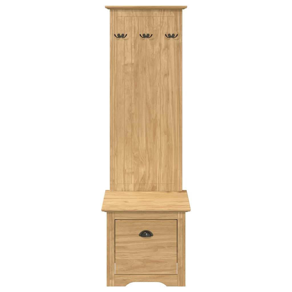 vidaXL Hallway Cabinet BODO Honey Brown 50 x 40 x 156.7 cm