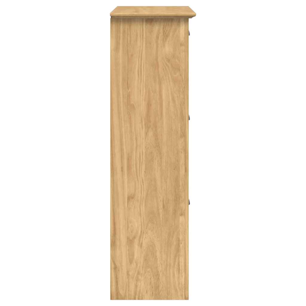 vidaXL Shoe Rack BODO Honey Brown 80 x 35 x 118 cm Engineered Wood