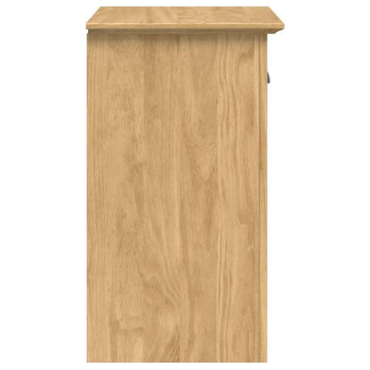 vidaXL Bedside Cabinet BODO Honey Brown 53 x 38.5 x 67 cm