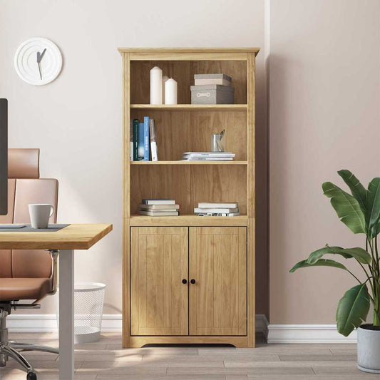 vidaXL Bookcase BODO Honey Brown 82 x 40 x 173 cm Engineered Wood