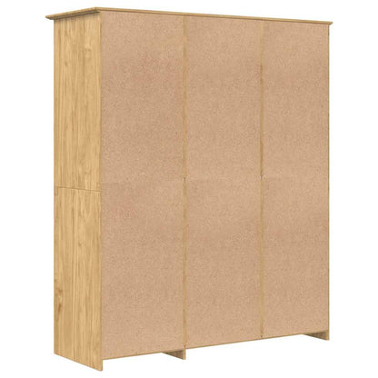 vidaXL Wardrobe BODO Honey Brown 146 x 53.5 x 173 cm Engineered Wood