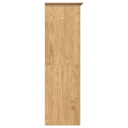 vidaXL Wardrobe BODO Honey Brown 146 x 53.5 x 173 cm Engineered Wood