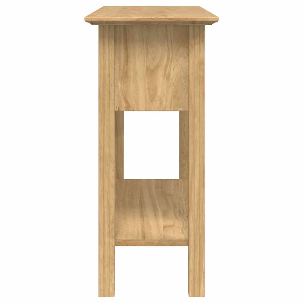 vidaXL Console Table with Drawer BODO Honey Brown 91 x 34.7 x 74 cm