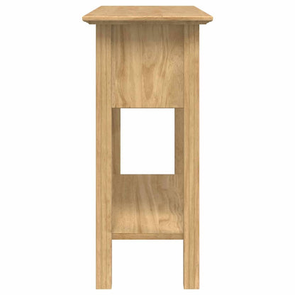 vidaXL Console Table with Drawer BODO Honey Brown 91 x 34.7 x 74 cm