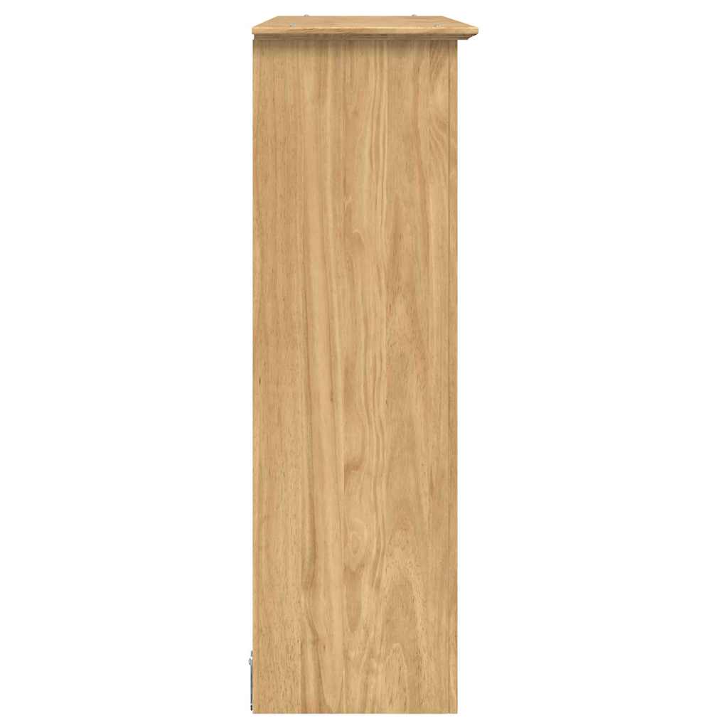 vidaXL Cabinet with Glass Doors BODO Honey Brown