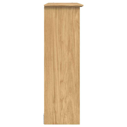 vidaXL Cabinet with Glass Doors BODO Honey Brown