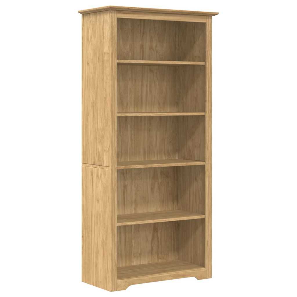 vidaXL Bookcase BODO Honey Brown 82 x 40 x 173 cm Engineered Wood