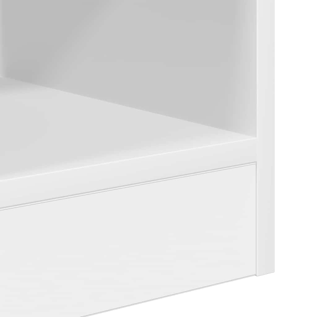 vidaXL End Table White 30.5 x 30 x 45 cm Engineered Wood