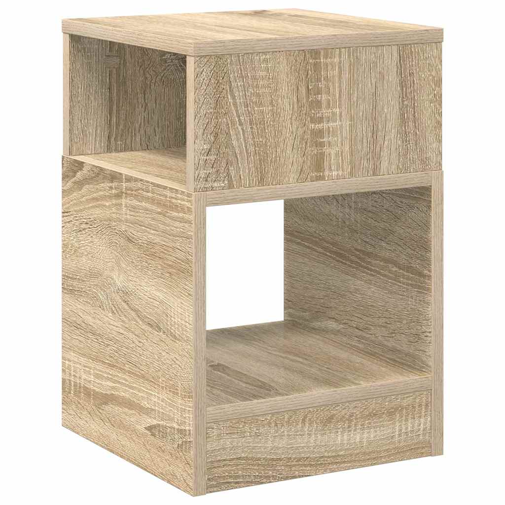vidaXL End Table Sonoma Oak 30.5 x 30 x 45 cm Engineered Wood