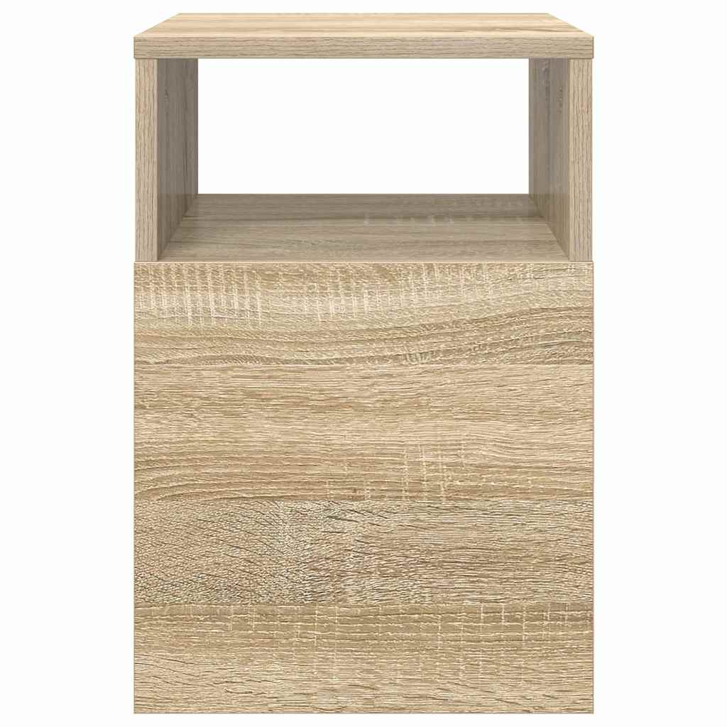 vidaXL End Table Sonoma Oak 30.5 x 30 x 45 cm Engineered Wood