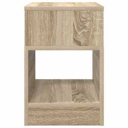 vidaXL End Table 2 pcs Sonoma Oak 30.5 x 30 x 45 cm Engineered Wood