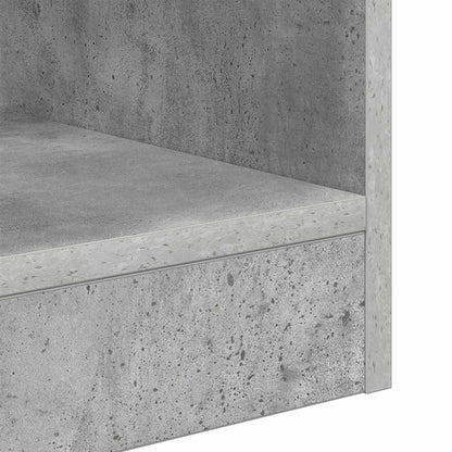 vidaXL End Table 2 pcs Concrete Grey 30.5 x 30 x 45 cm Engineered Wood