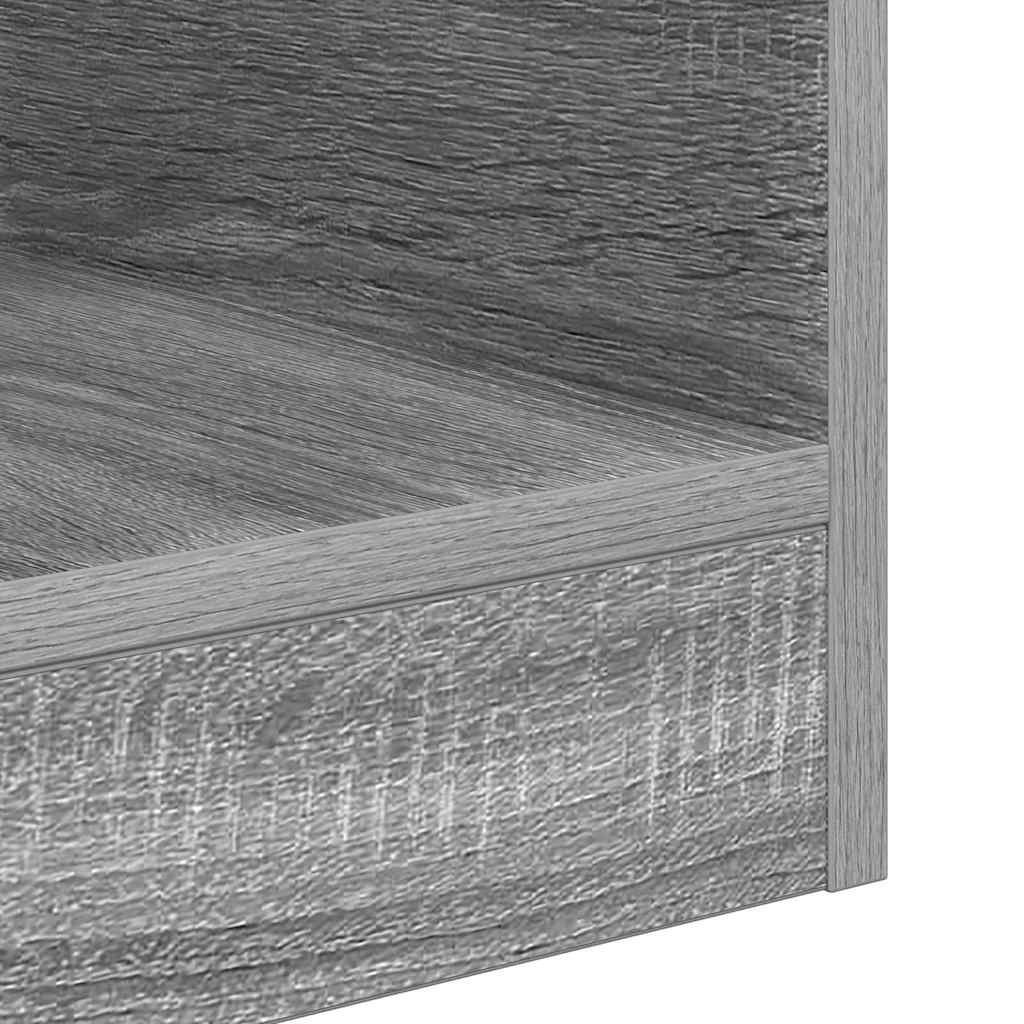 vidaXL End Table Grey Sonoma 30.5 x 30 x 45 cm Engineered Wood
