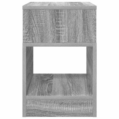 vidaXL End Table 2 pcs Grey Sonoma 30.5 x 30 x 45 cm Engineered Wood