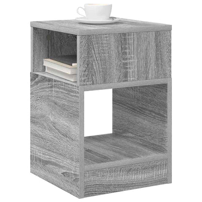 vidaXL End Table 2 pcs Grey Sonoma 30.5 x 30 x 45 cm Engineered Wood