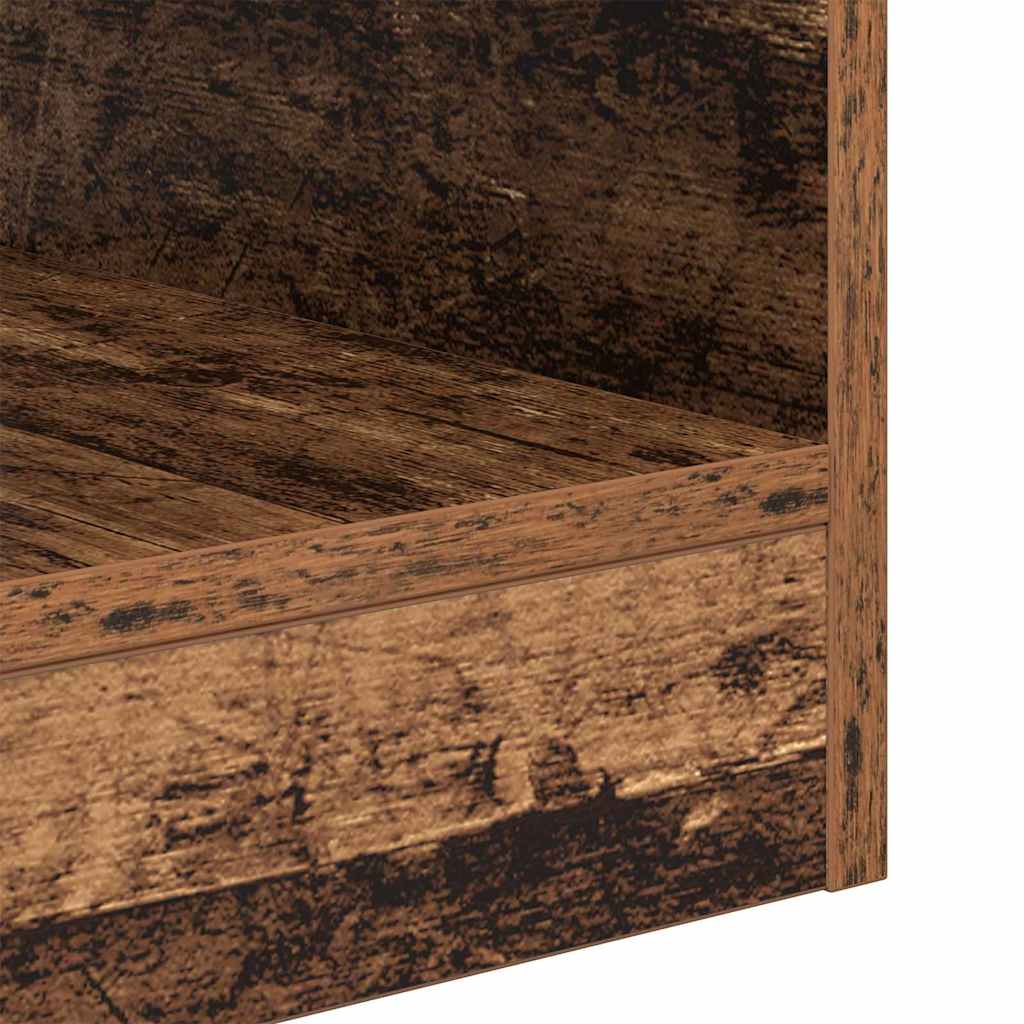 vidaXL End Table 2 pcs Old Wood 30.5 x 30 x 45 cm Engineered Wood