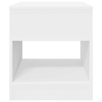 vidaXL End Table White 40.5 x 40 x 45 cm Engineered Wood
