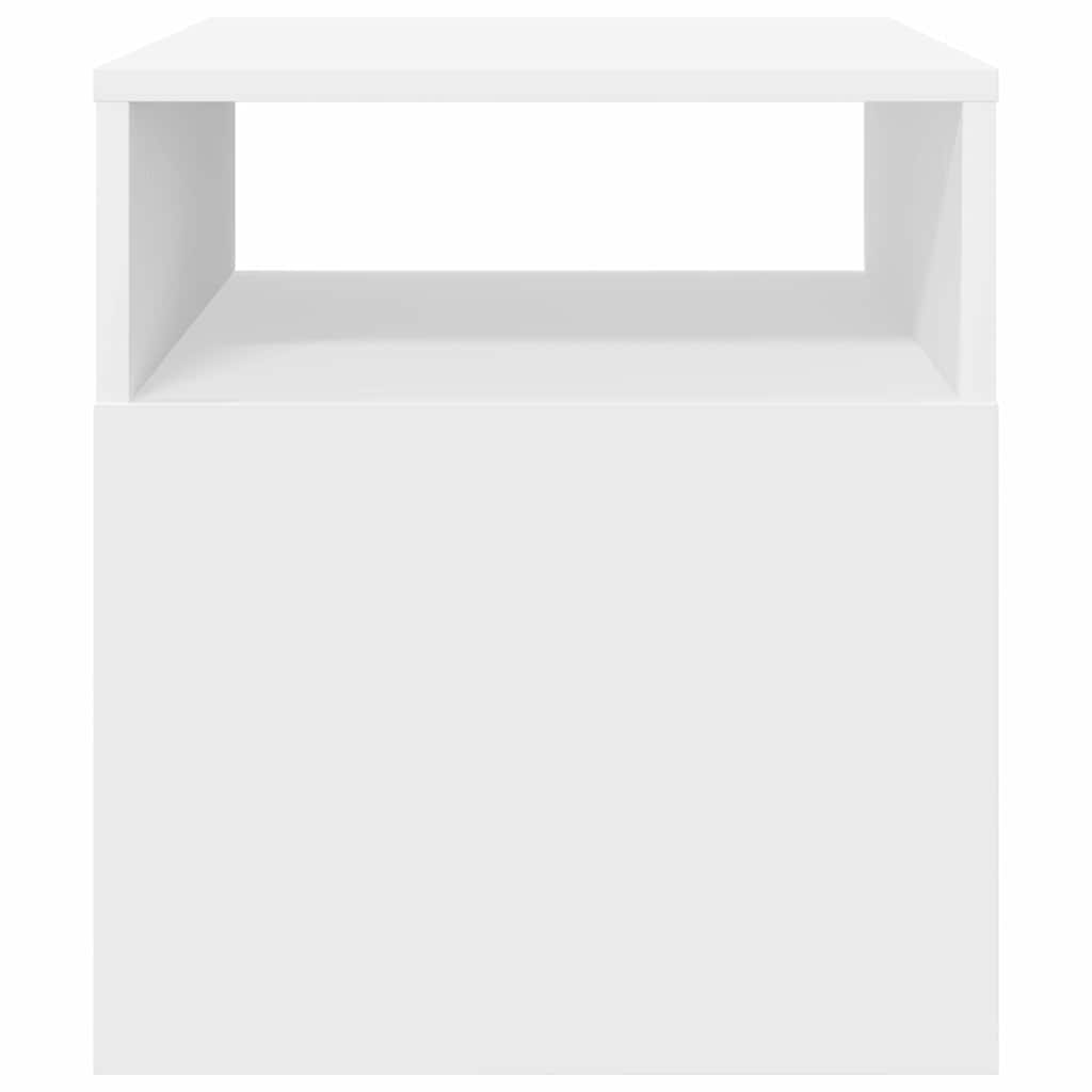 vidaXL End Table White 40.5 x 40 x 45 cm Engineered Wood
