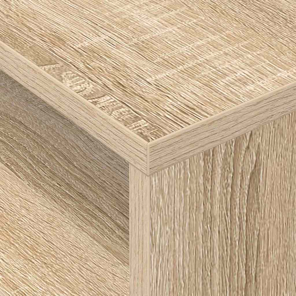 vidaXL End Table Sonoma Oak 40.5 x 40 x 45 cm Engineered Wood