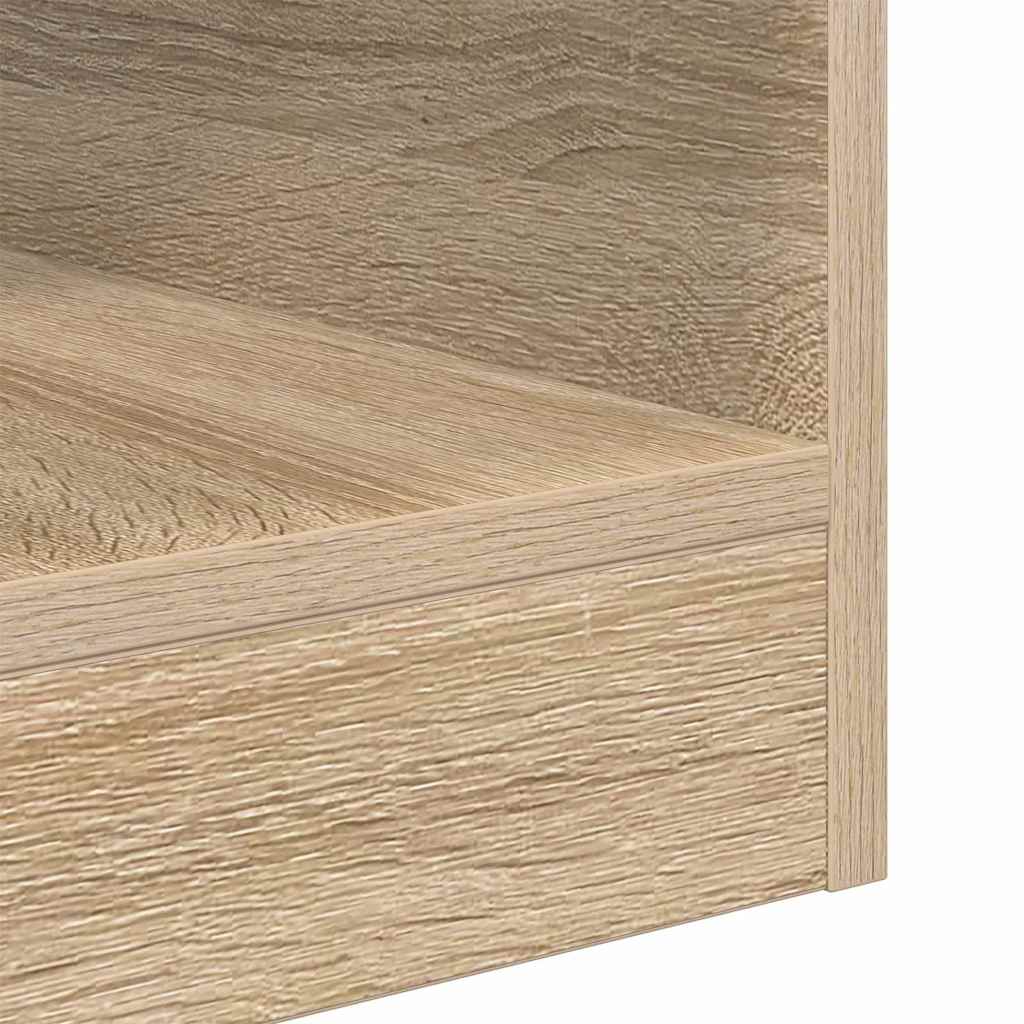 vidaXL End Table Sonoma Oak 40.5 x 40 x 45 cm Engineered Wood