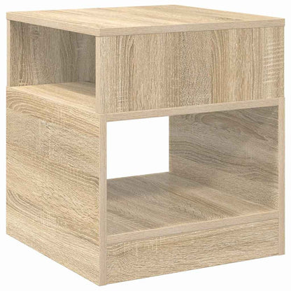 vidaXL End Table Sonoma Oak 40.5 x 40 x 45 cm Engineered Wood