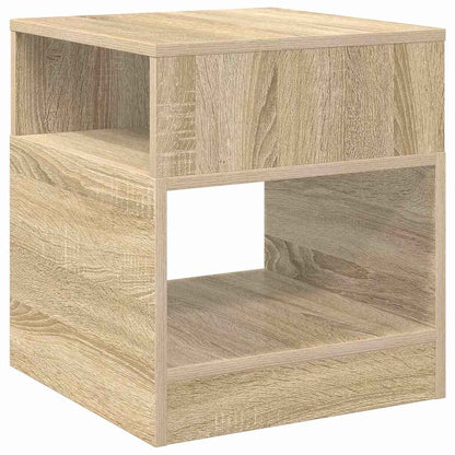 vidaXL End Table Sonoma Oak 40.5 x 40 x 45 cm Engineered Wood